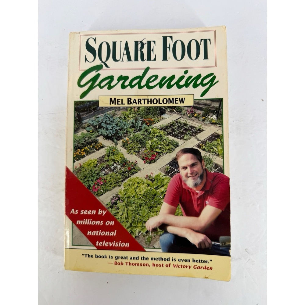 Square Foot Gardening‎ Mel Bartholomew. 1981 Vintage